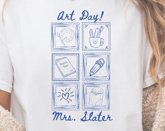 Elementary Art Teacher Shirt, Back to School Art Teacher Tee, Retro Art Classroom Shirt, Art Education Gift
