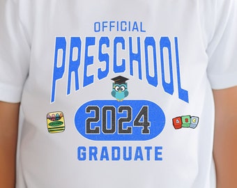 Preschool Graduate 2024 TShirt Celebration Shirt Preschool Preschool Grad Gift End of School Year Celebration T-Shirt