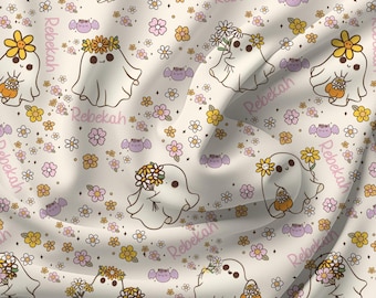 Personalized Halloween Ghost Blanket: Custom Child Fall Throw