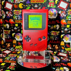 Red Gameboy DMG &quot;Play It Loud&quot; Edition Restored/Refurbished All Original