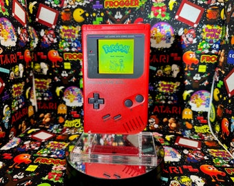 Red Gameboy DMG &quot;Play It Loud&quot; Edition Restored/Refurbished All Original