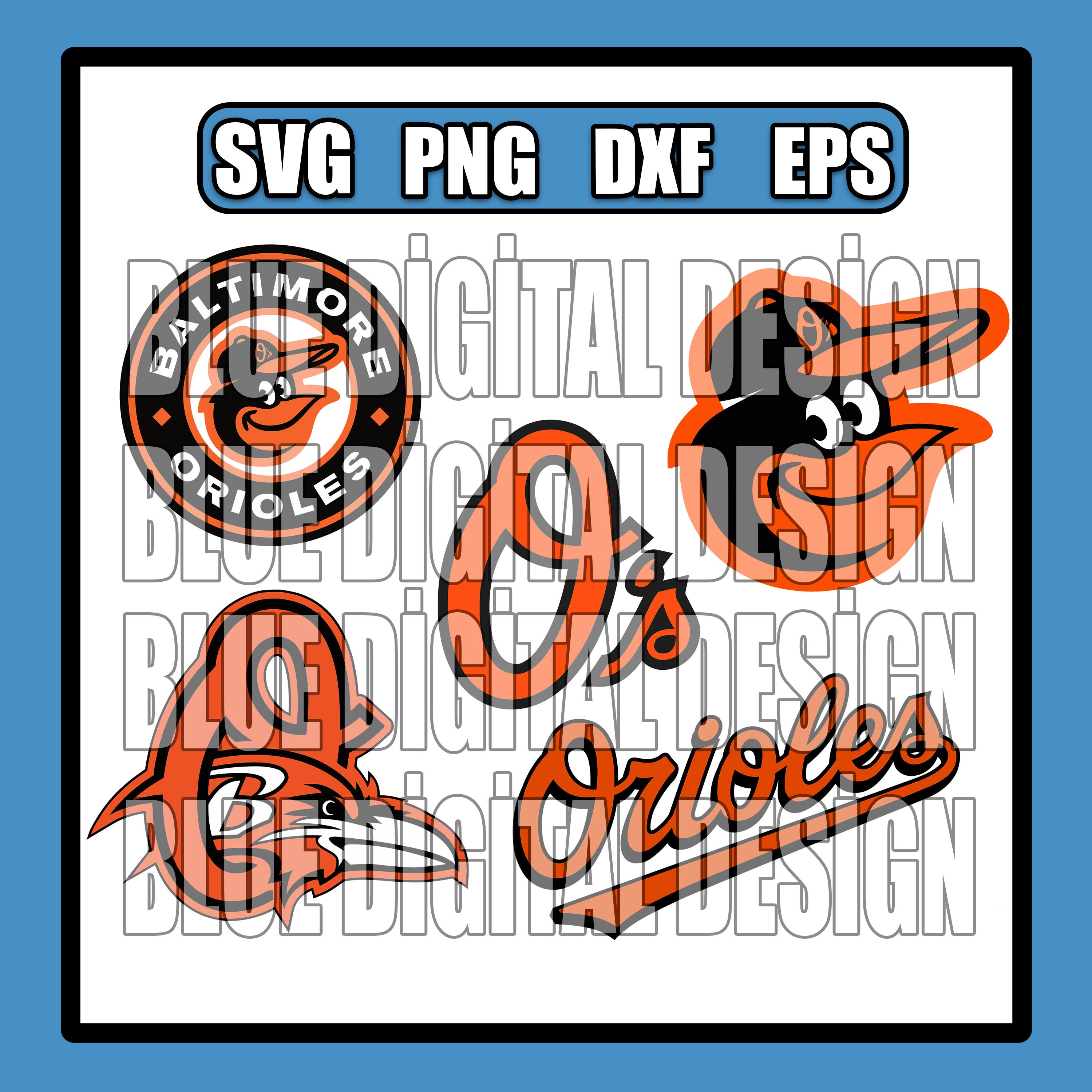 Baltimore Orioless SVG PNG Svg Sports Files Svg for Cricut 