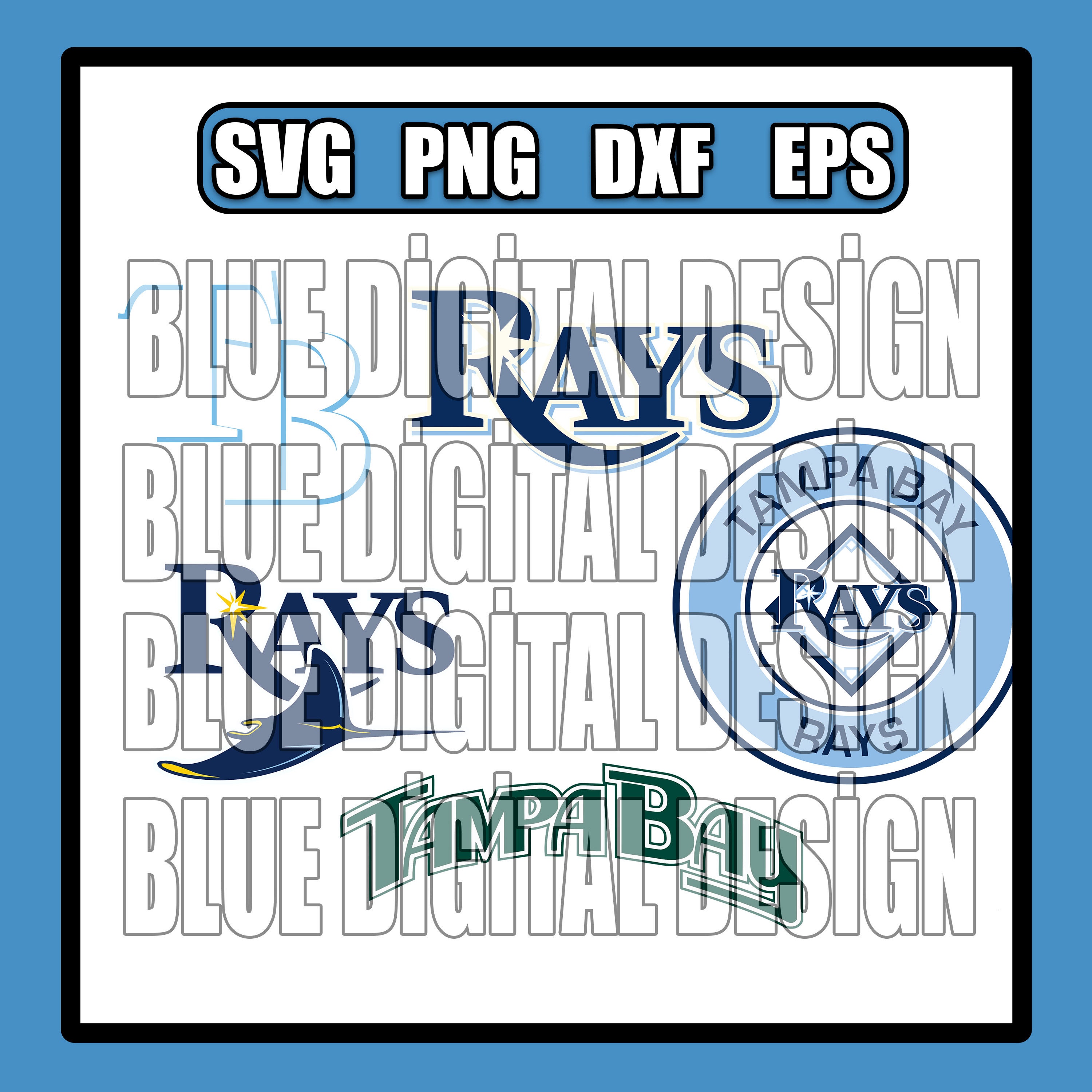 Tampa Bay Rayss SVG PNG Svg Sports Files Svg for Cricut Etsy