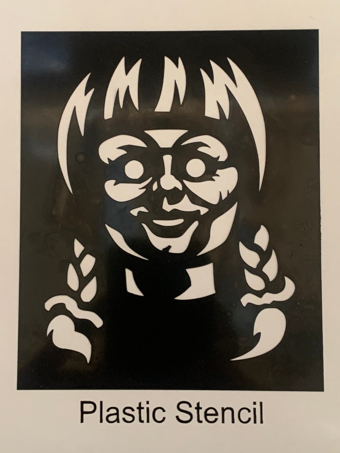 Annabelle Horror Movie Stencil Embrace The Chills With This Annabelle
