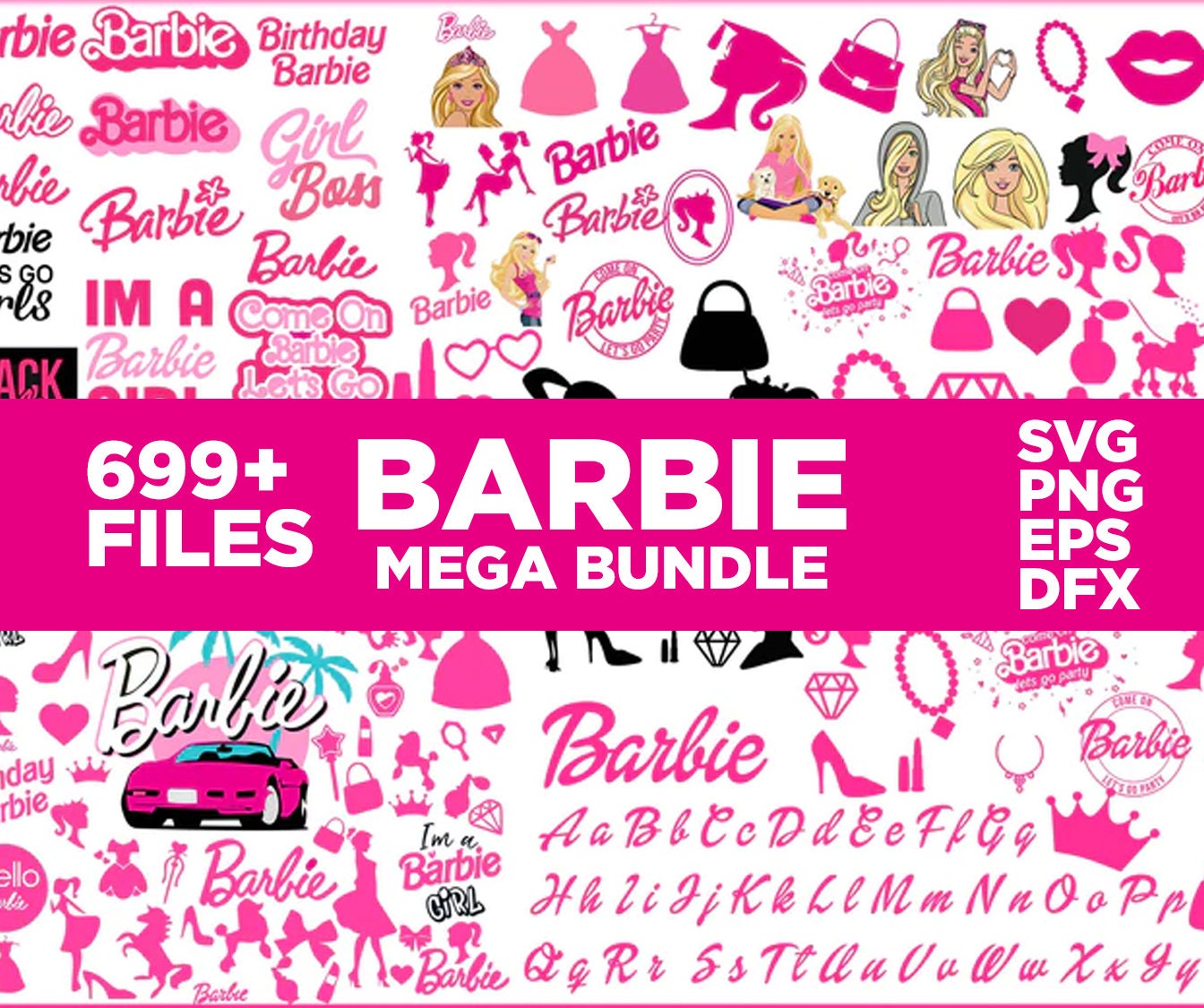 Barbie Let's Go Party Pink Cup - Kuru Store