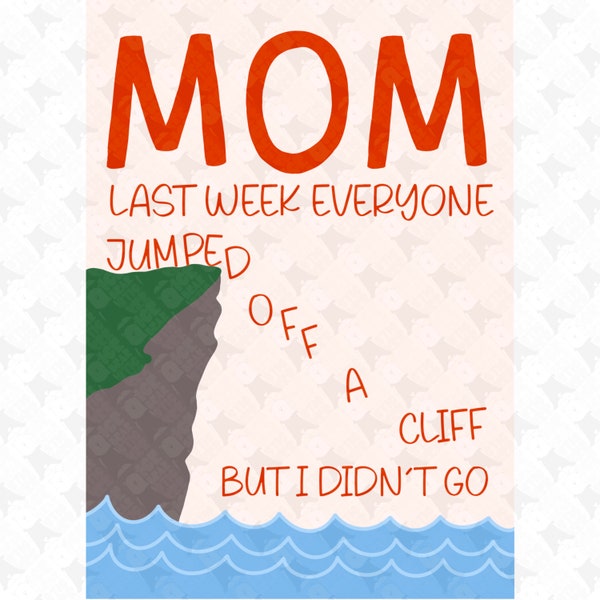 Printable Mother's Day Card | Printable Greeting Cards | Funny Mother's Day Printable Card | Sarcastic Mother's Day Card | Ice Bear Stickers