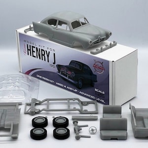 1:25 Kaiser Henry J 1951 Model Resin Kit With Clear Parts Included