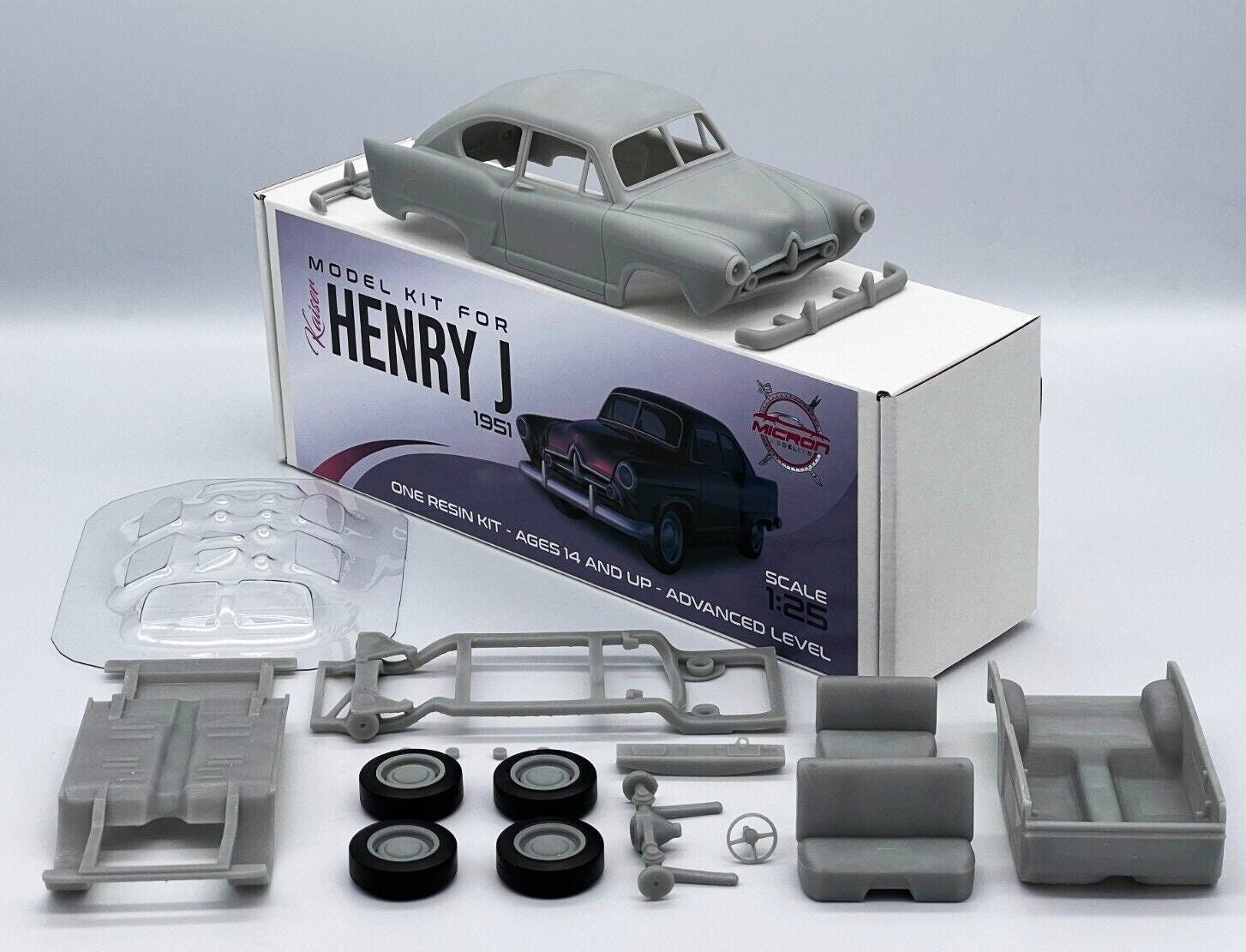 1949 Plymouth Business Coupe - 1:25 Scale Resin Kit Classic Diecast Vehicle  Car