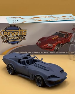 1:8 Large Scale Corvette Summer Complete Resin Model Kit With
