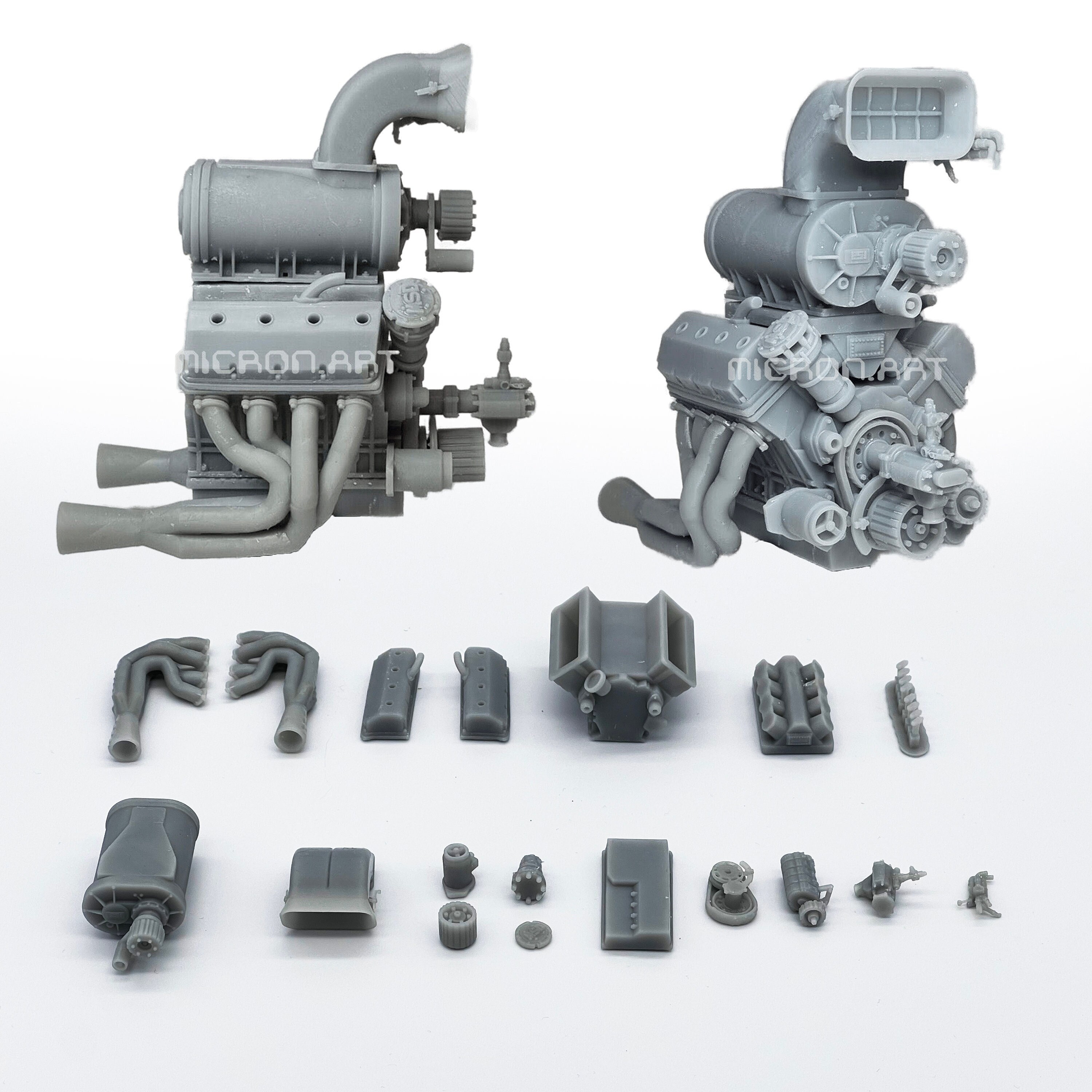 LS3 LS1 model engine resin 3D printed 1:24-1:8 scale