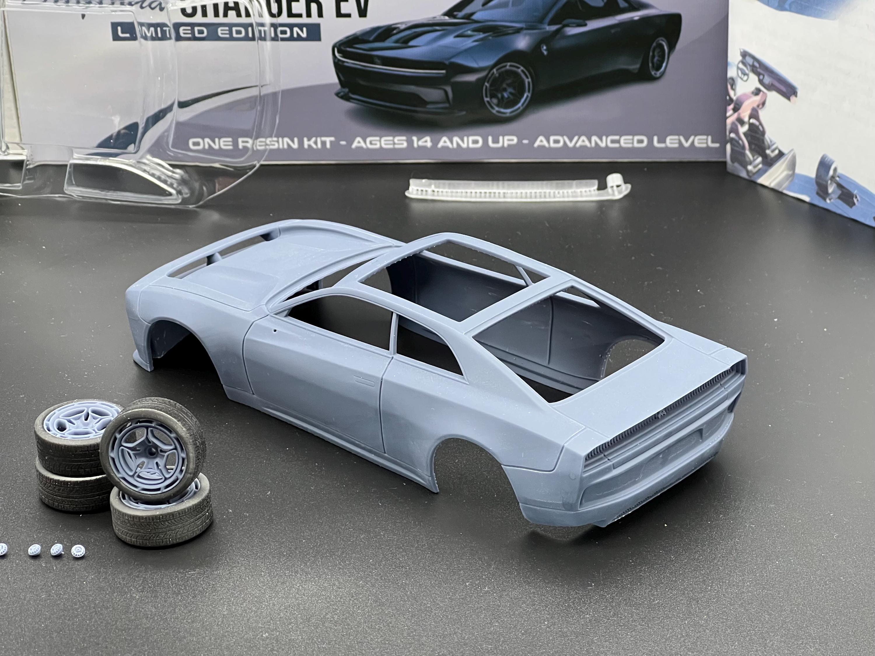 1:25 Dodge Charger EV Daytona SRT Concept Model Kit Resin and