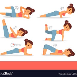 Thuisworkoutplan voor vrouwen van 3 maanden | Geen apparatuur | Geschikt voor beginners | Pdf-download