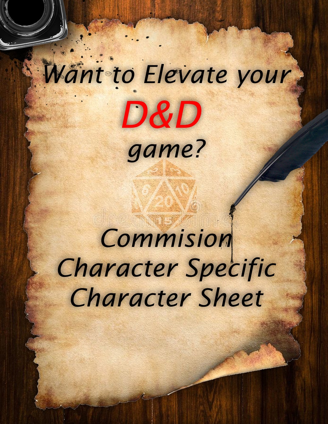Custom Character Sheets Commission - Etsy Australia