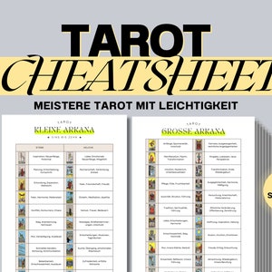 Meistere Tarot mit Leichtigkeit: Dein ultimativer Tarot-Spickzettel