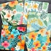Tropical Floral Digital Paper 20 Pack, Scrapbook Papers, Seamless ...