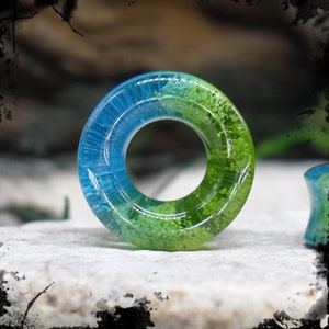 Resin Thick-Wall Ear Tunnels 28mm (1.10") | Pair | Ear Plugs | Gauge Earrings | Gauged Plugs | Ear Expander | Ear Stretching Body Jewelry