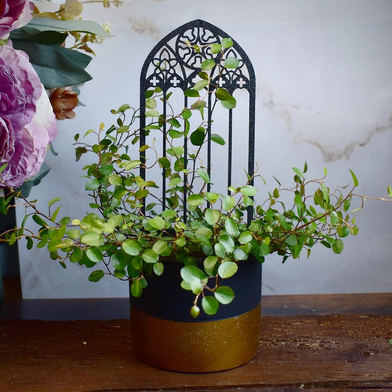 Square Gothic Window Gothic Plant Supports - Etsy UK