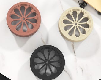Ear Tunnels 20-150mm with Gothic Ornamental Rosette | Thin-wall Ear Tunnels Pair | 3D Print | Ear Plugs | MADE TO ORDER | 14 Colors