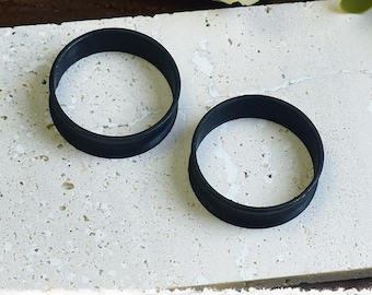 Par Túneles de oreja 10-100mm | Impresión 3D ultra ligera | Plugs para las orejas | Plug hueco de latón | HECHO A PEDIDO