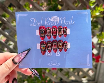 3D Bug display Press-On Nails