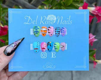 Fish Press On Nails