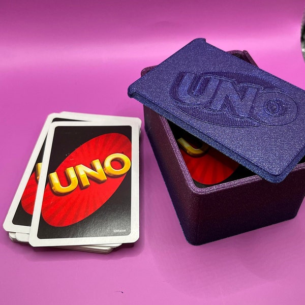 UNO Card Case Organize Travel Accessory