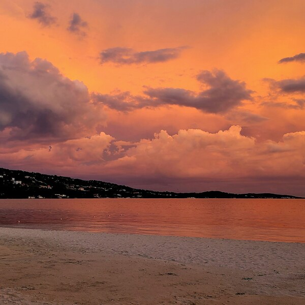 Jamaica South Beach Coast Cloudy Sunset - Photo