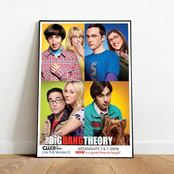Adesivi The Big Bang Theory - Show TV, Sticker Serie, 100% Originali UK