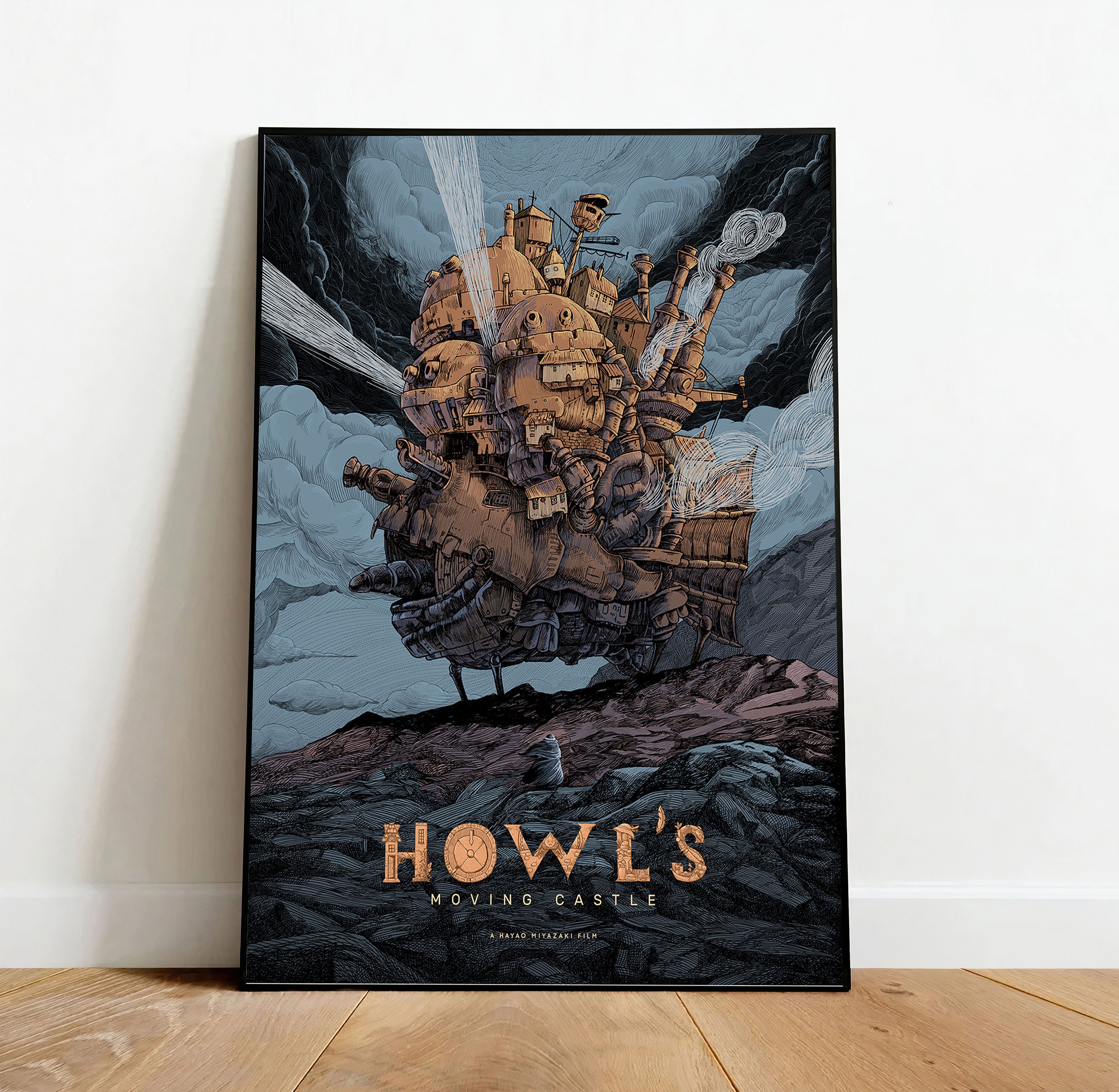 STUDIO GHIBLI HOWL'S MOVING CASTLE EXCLUSIVE POSTER - 27X40