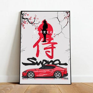 Toyota supra mk4 Poster by LynxMotorStore .Co