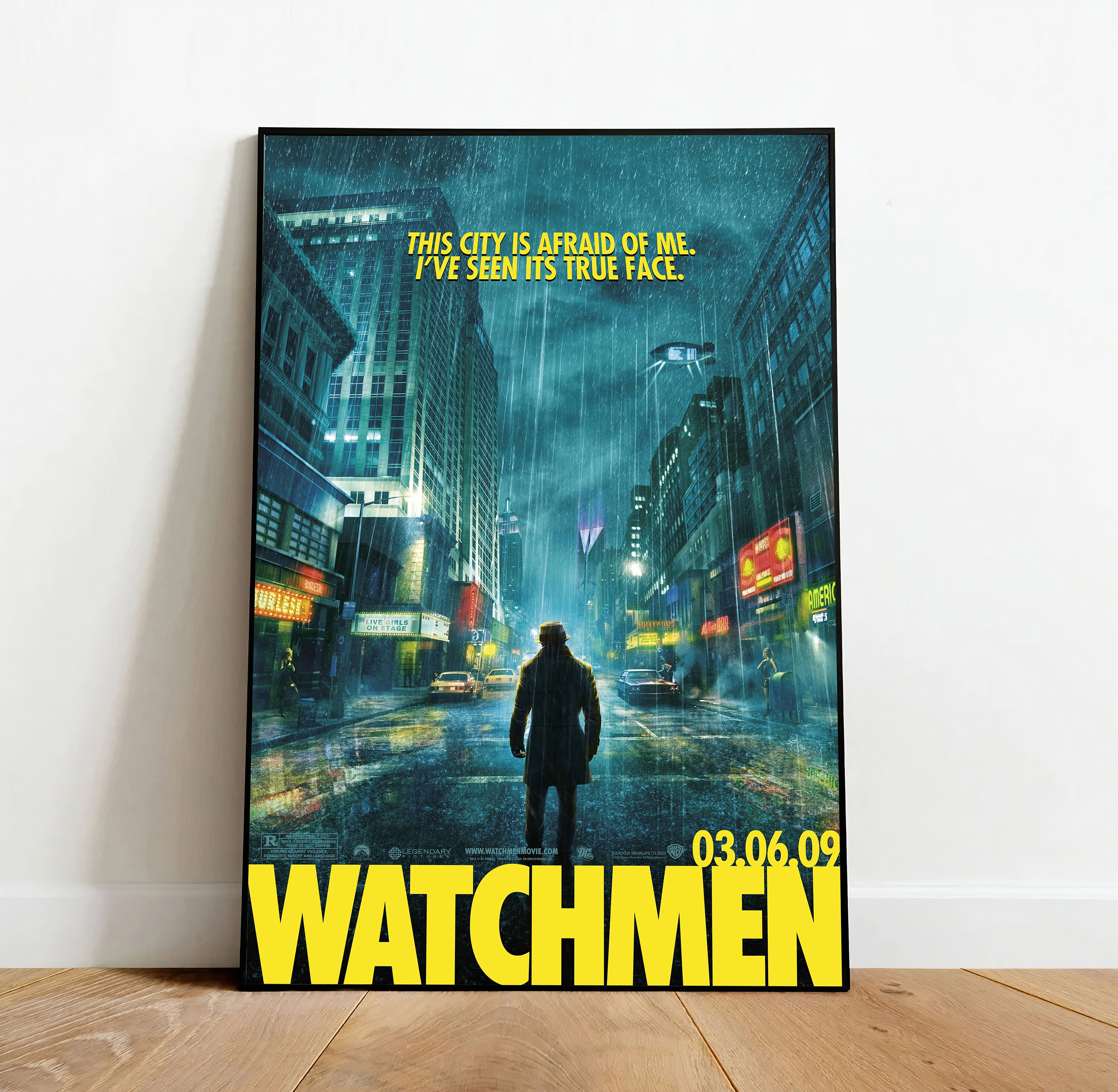 Watchmen Rorschach Comic Book Antihero Art Print Decor - POSTER 20x30