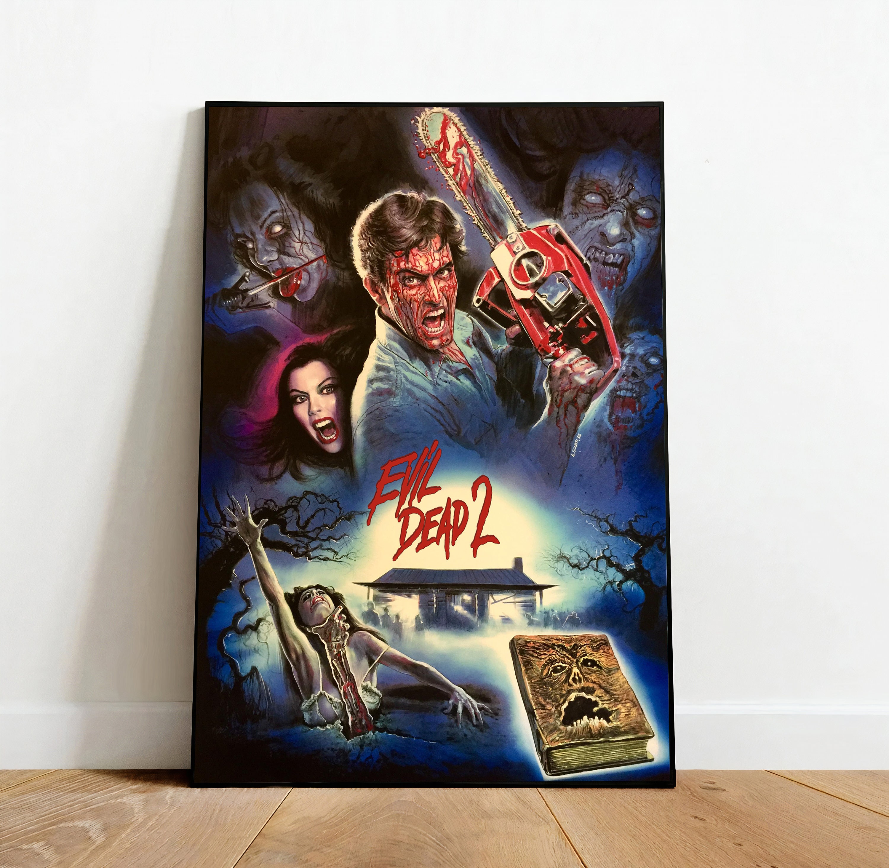 A Evil Dead 3 Army of Darkness ASH original rare & genuine film cell from  the movie mounted ready for framing!