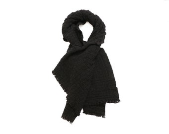 Solid Color Pure Wool Knit Scarf -Soft Lambswool scarf - 100% Pure New Wool - unisex- Soft Touch- Winter Christmas Gift