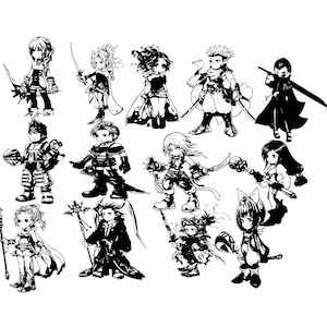 ディシディア ファイナルファンタジー JPG および PNG ファイル