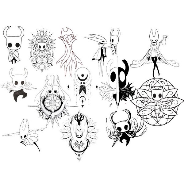 Hollow Knight SVG and PNG Cut Files