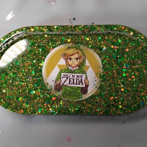 Legend of Zelda Link Is NOT Zelda Pill/Trinket Tray
