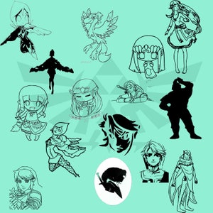 Legend of Zelda Skyward Sword SVG and PNG Cut Files