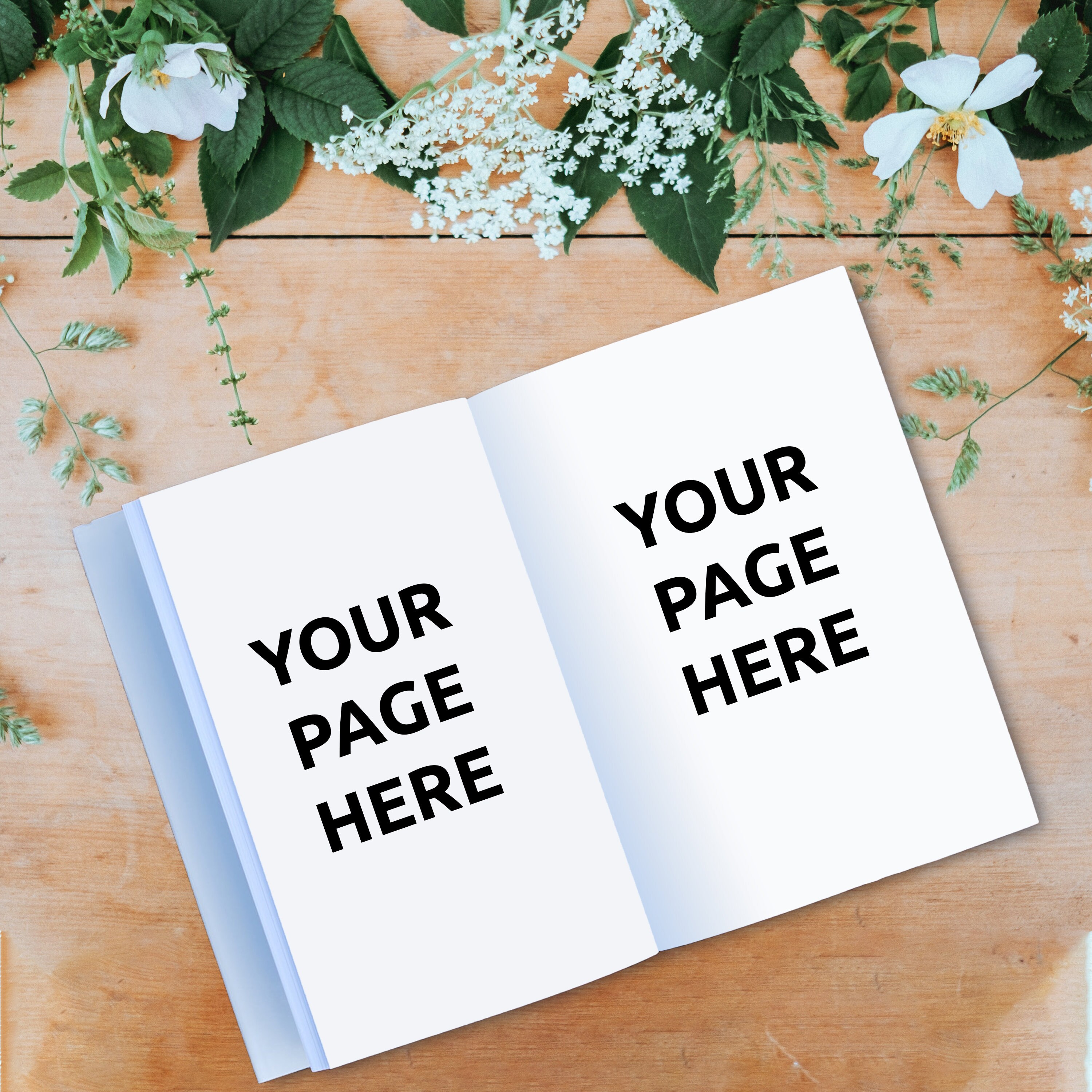 8.5x11 Inch Open and Closed Book Mockup, KDP Mockup, PSD and JPG ...