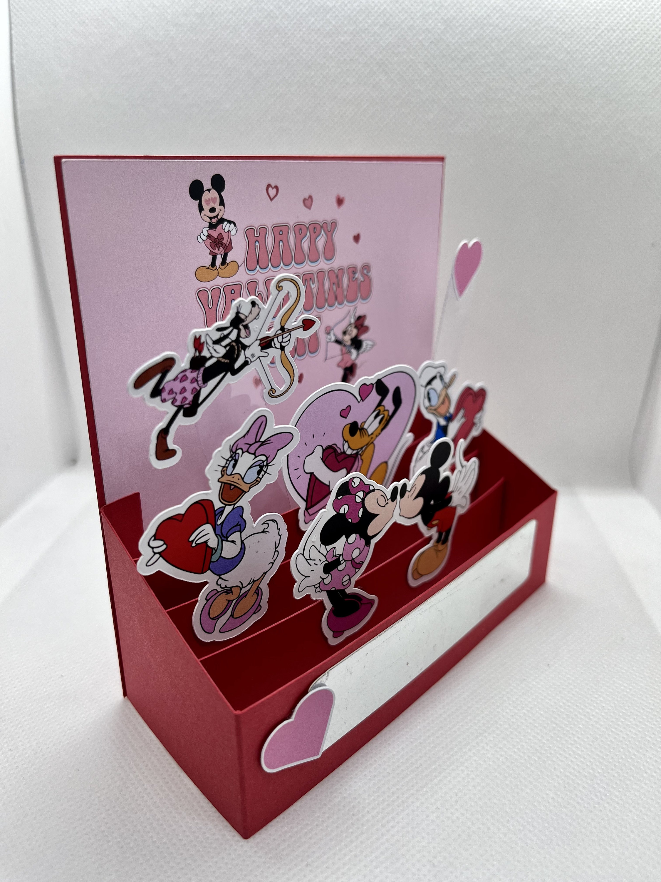 Mickey/ Minnie Mouse Disney Inspired Personalised Valentines Card - Etsy