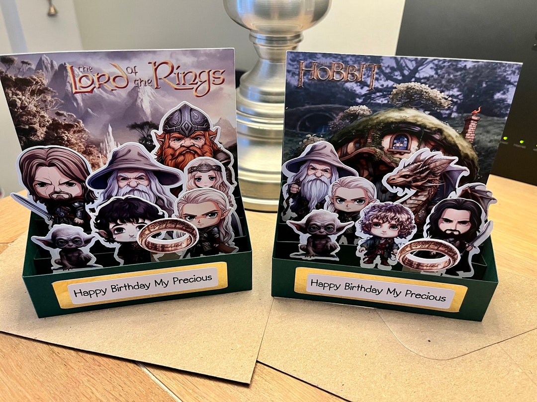 HANDMADE Personalised Lord of the Rings/ the Hobbit Inspired Pop