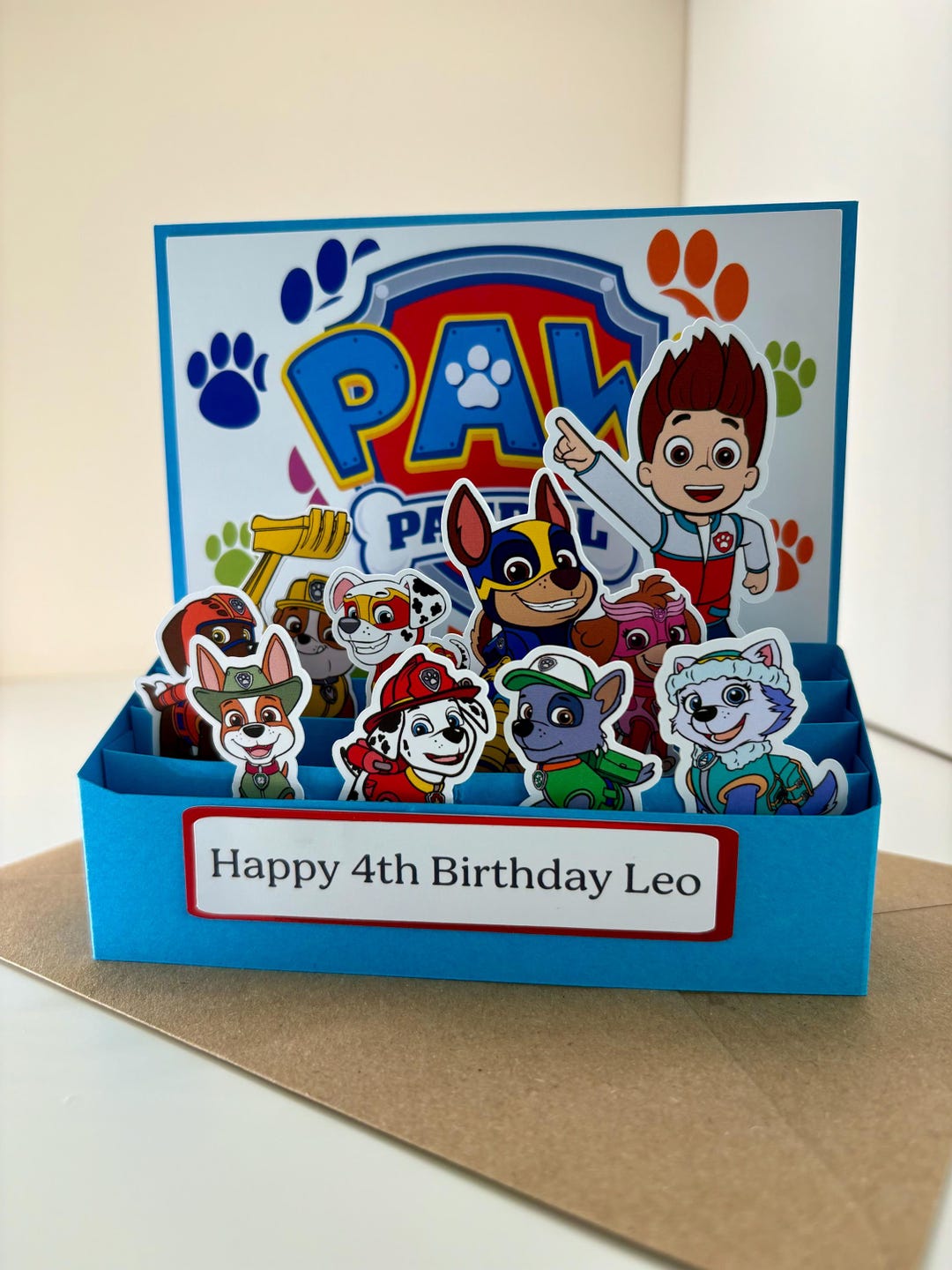 HANDMADE Dog Themed Personalised Pop Up/ 3d Birthday Card - Etsy UK