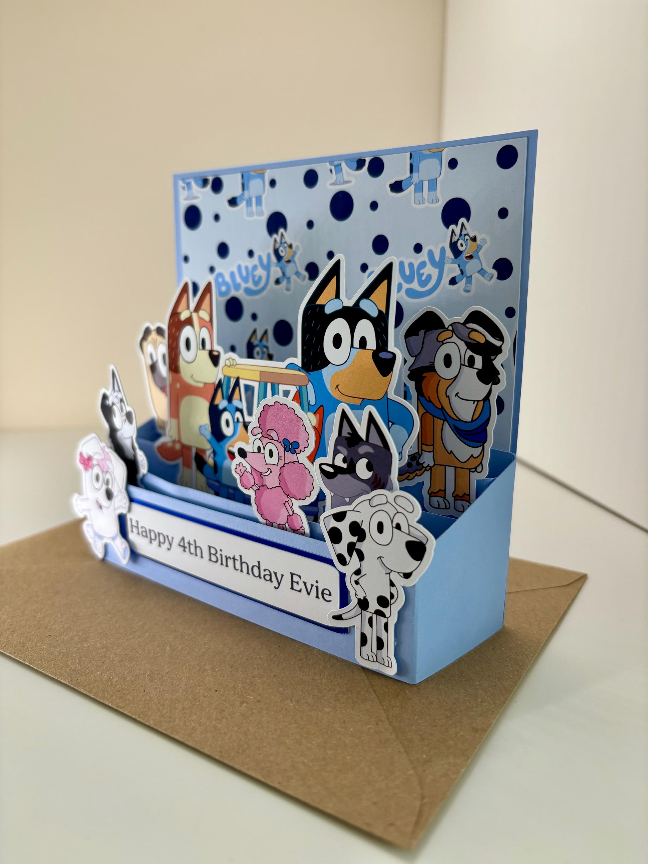 Custom Dog Pop-Up Card
