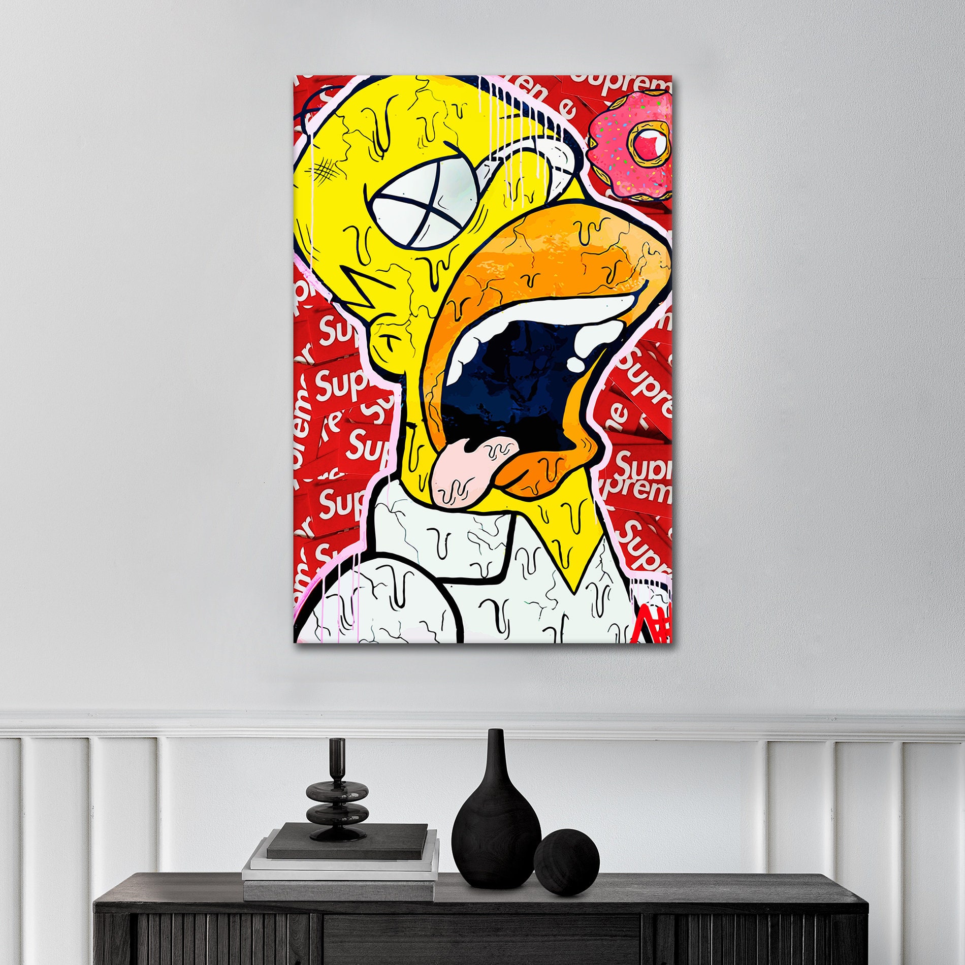 Simpsons pop art - Etsy 日本
