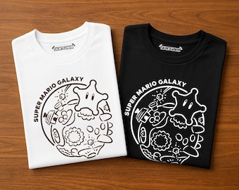 Super Mario Galaxy – Luma Orbit | 3D Legacy Collection | Game Legacy T-Shirts