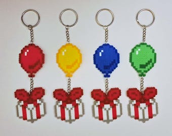 ACNH: Balloon Presents  | Mini Fuse Bead Charms