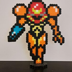 Metroid: Samus Varia Suit | Mini Fuse Bead Standee