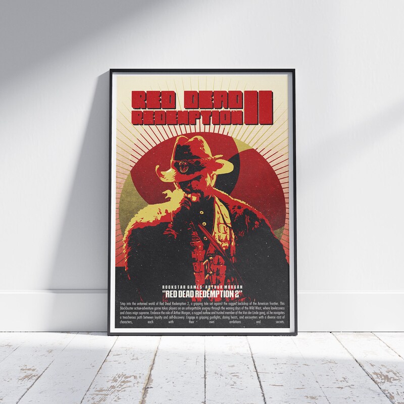 Red Dead Redemption 2 Poster - Etsy