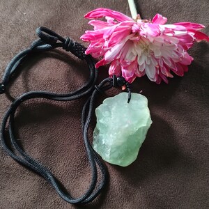 Green Fluorite Natural Gemstone Necklace