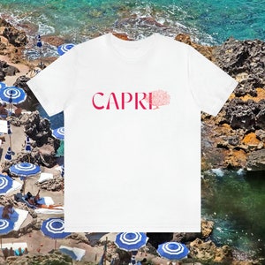 Capri Assouline-Inspired Jersey Short Sleeve Tee