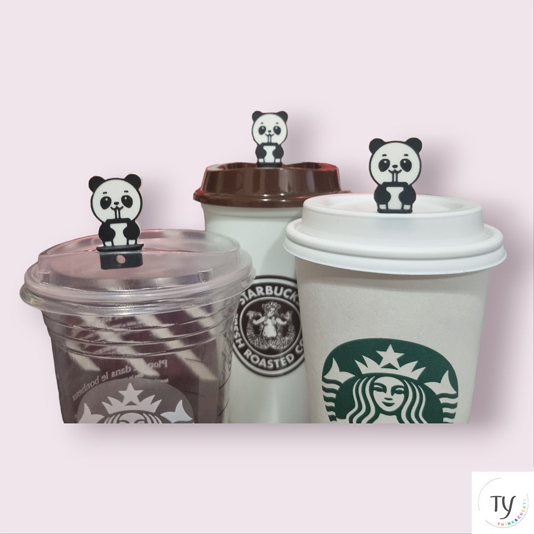 Reusable Drink Stopper Drinking Panda by Tayeonshop-coffee Ware|unique ...